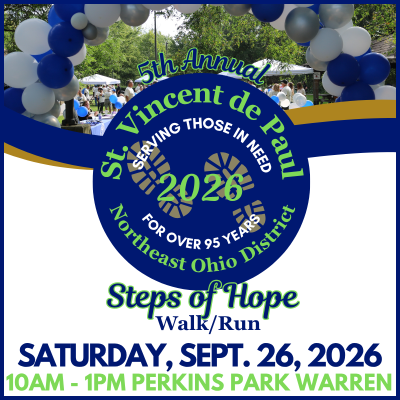SVDP steps of hope fundraiser walk