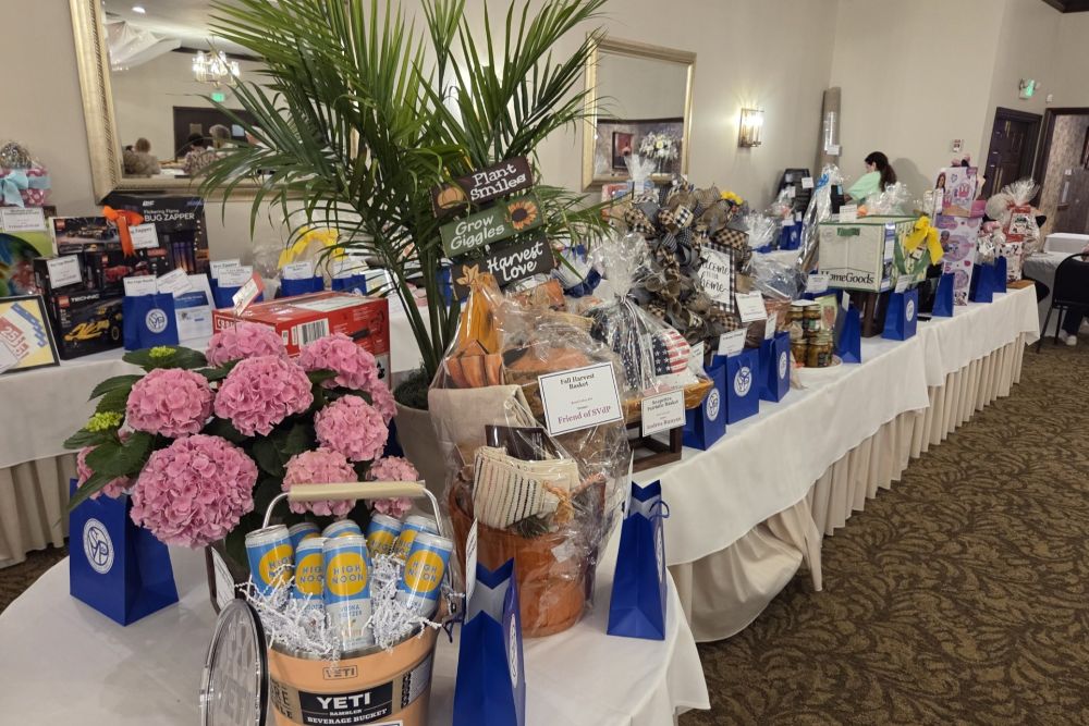SVDP fundraiser basket raffle