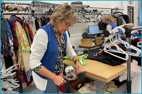 SVDP thrift store cashier